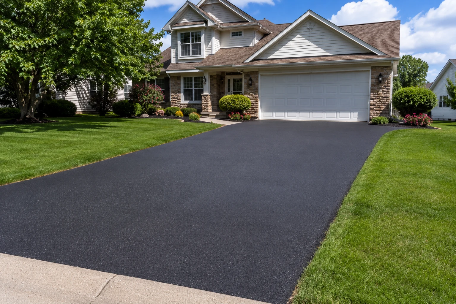 Asphalt driveway paving Licking County Ohio