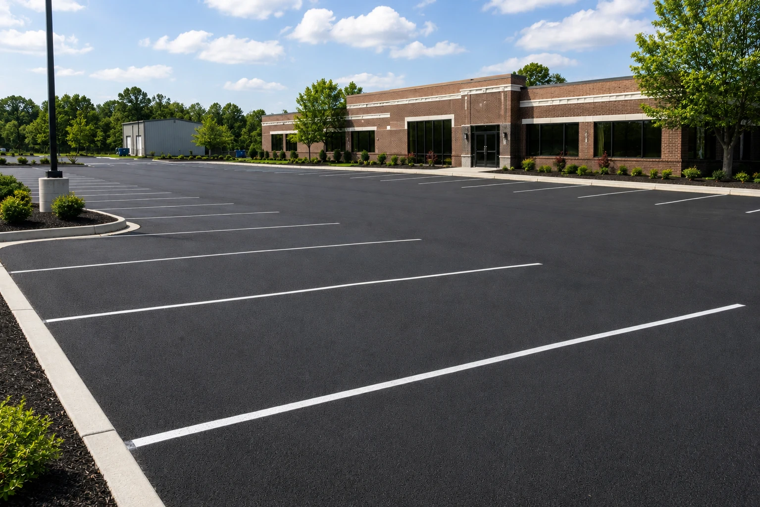 Commercial parking lot paving Licking County Ohio